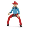 schleich Cowgirl Barrel Racing Fun, 3 jaar, veelkleurig