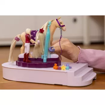 schleich HORSE CLUB Sofias Beauties paardenverzorgingsstation, borstelhaar, paarden, 3 jaar, veelkleurig