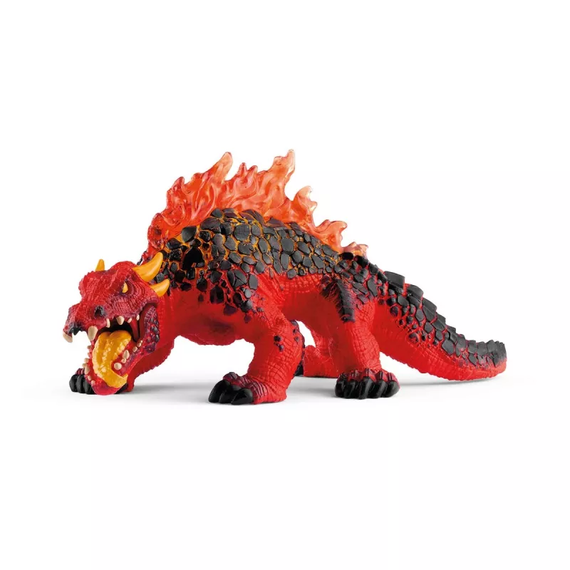 schleich ELDRADOR CREATURES magma-hagedis, 7 jaar, lavawereld, monsters en draken, zwart, rood, kunststof