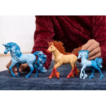 Speelgoed Schleich BAYALA Elementa vuur-eenhoornhengst oranje 70756S