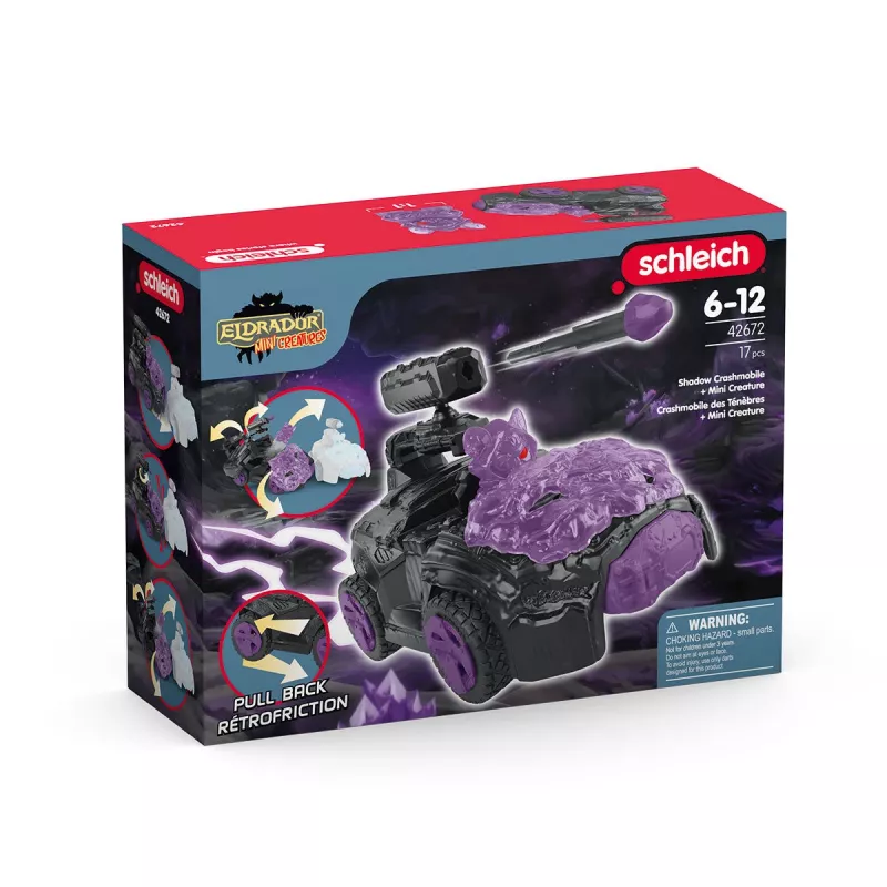 Schleich Shadow CrashMobile met mini-wezen zwart paars 42672