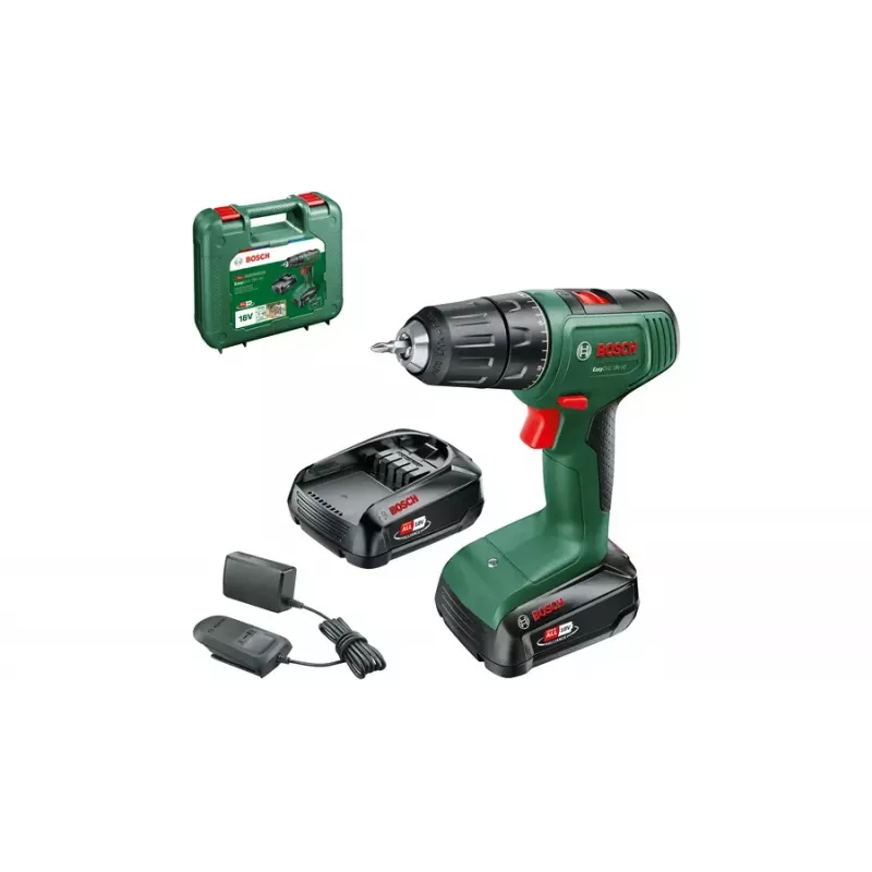 Bosch EasyDrill 18V-40 1630 t/min sleutelloos 1,3 kg zwart, groen