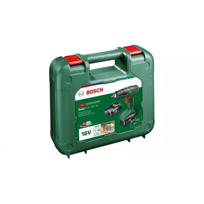 Bosch EasyDrill 18V-40 1630 t/min sleutelloos 1,3 kg zwart, groen