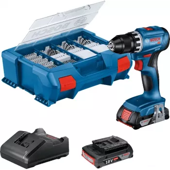 Bosch GSR 18V-45 Professional 500 t/min sleutelloos 900 g zwart, blauw