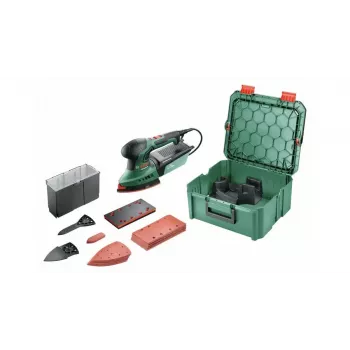 Bosch PSM 200 AES multischuurmachine 26000 t/min zwart, groen 200 W