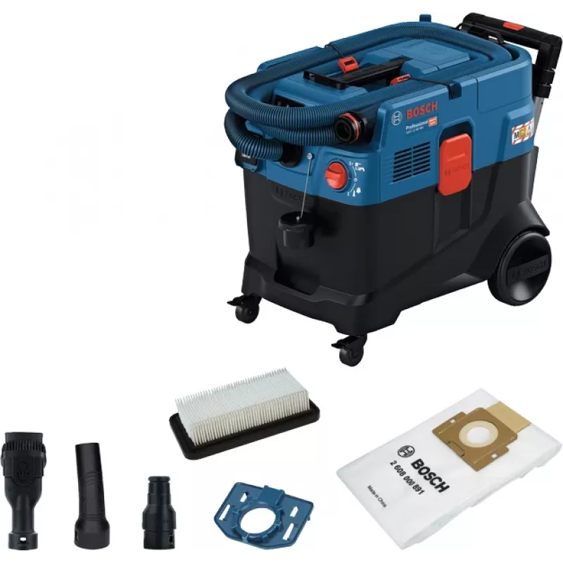 Bosch GAS 12-40 MA Professional 40 L cilinderzuiger nat-/droogzuiger 1200 W Combi