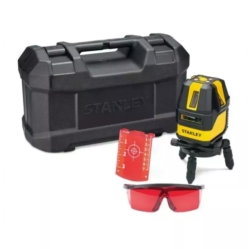 Lasernivelleerapparaat STANLEY Multi-Line STHT77514-1 — rode laser, 4 verticale & 1 horizontale lijn