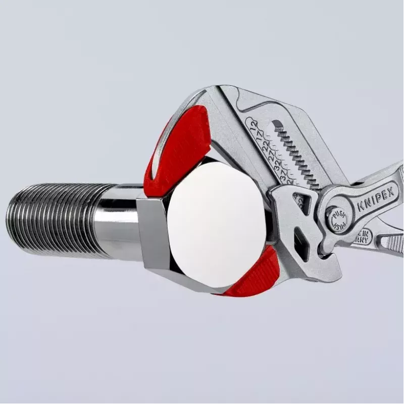 Vervangend onderdeel voor buistang Knipex 86 09 250 V01 rood kunststof 6 stuks