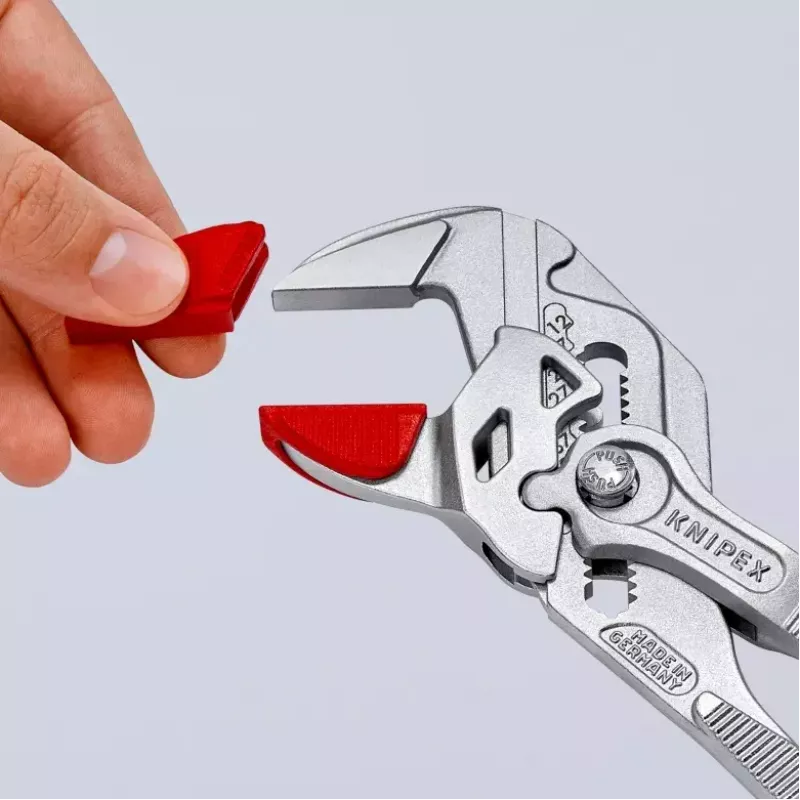 Vervangend onderdeel voor buistang Knipex 86 09 250 V01 rood kunststof 6 stuks