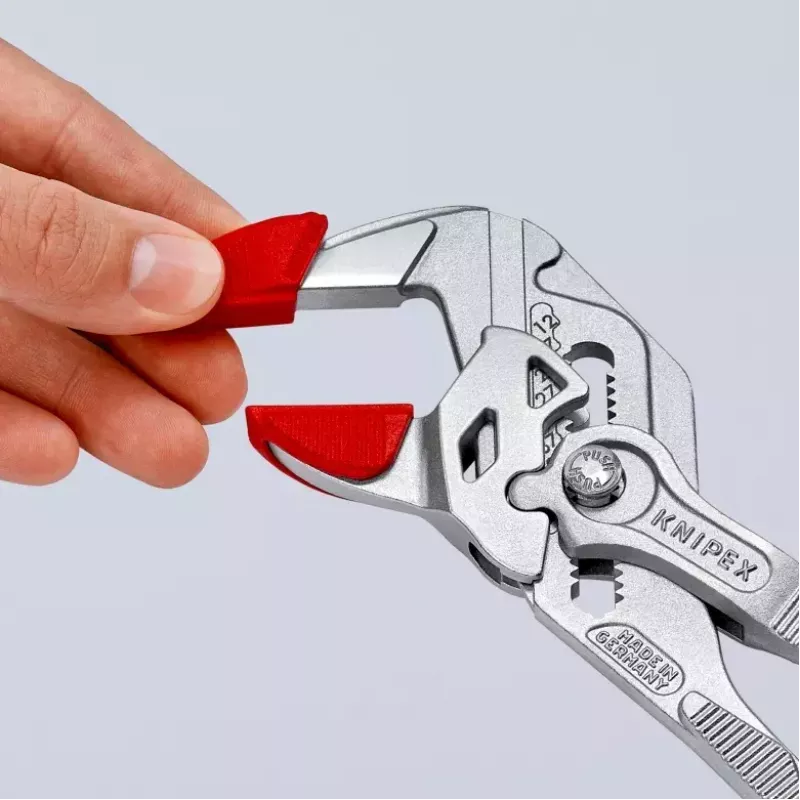 Vervangend onderdeel voor buistang Knipex 86 09 250 V01 rood kunststof 6 stuks