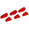 Vervangend onderdeel voor buistang Knipex 86 09 250 V01 rood kunststof 6 stuks