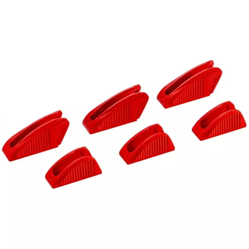 Vervangend onderdeel voor buistang Knipex 86 09 250 V01 rood kunststof 6 stuks