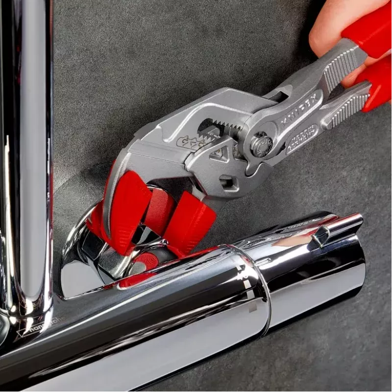 Vervangend onderdeel voor buistang Knipex 86 09 250 V01 rood kunststof 6 stuks