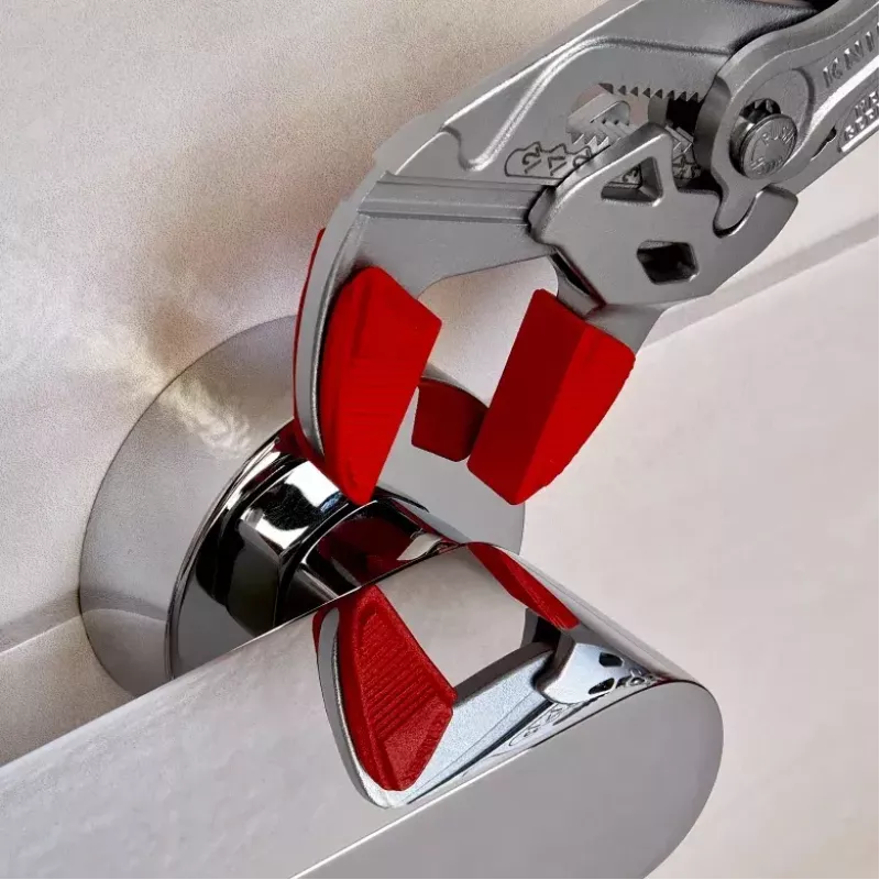 Vervangend onderdeel voor buistang Knipex 86 09 250 V01 rood kunststof 6 stuks