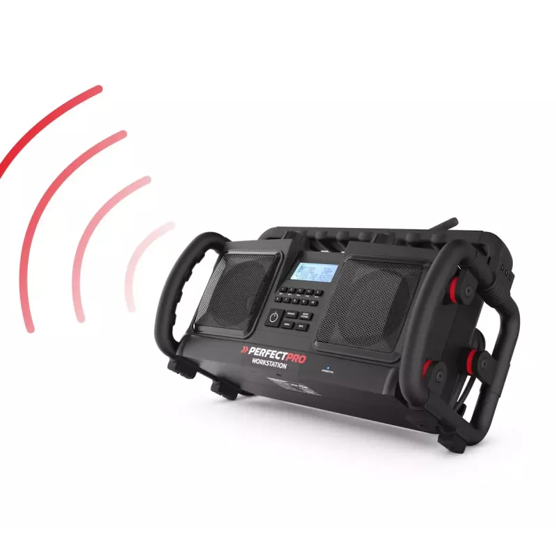 Draagbare radio Perfectpro Workstation Digital DAB FM 20W