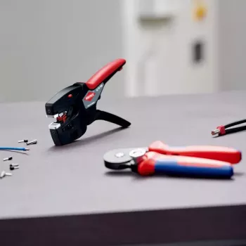 Knipex 12 72 190 tang staal kunststofgreep zwart rood 190 mm