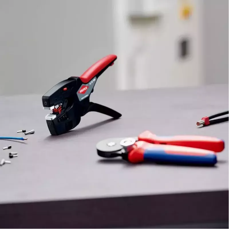 Knipex 12 72 190 tang staal kunststofgreep zwart rood 190 mm