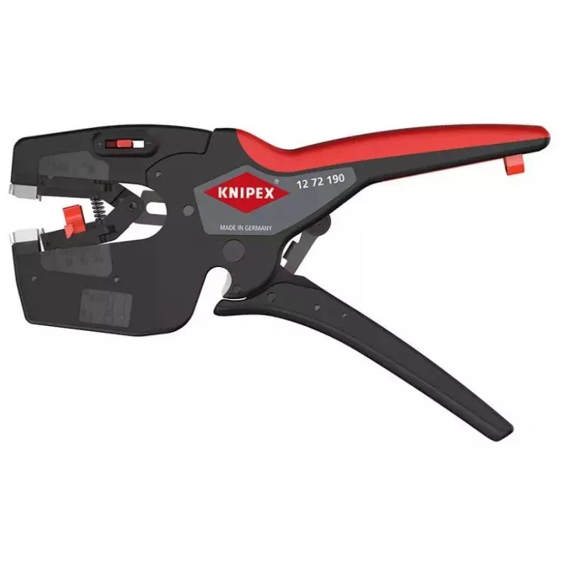 Knipex 12 72 190 tang staal kunststofgreep zwart rood 190 mm