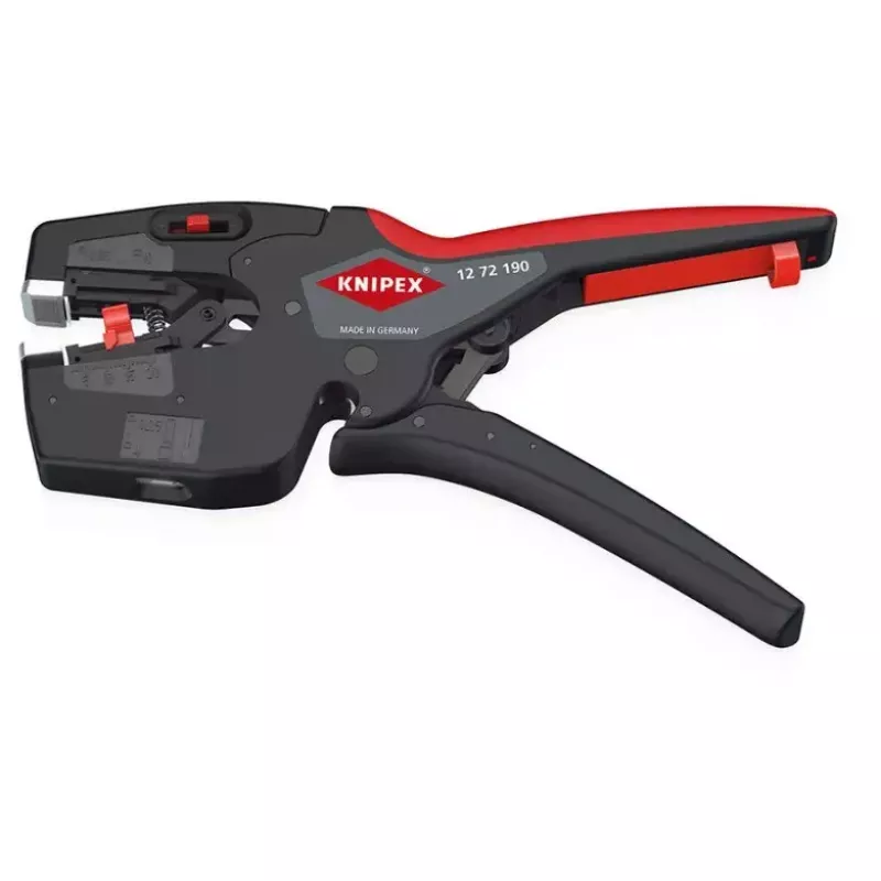 Knipex 12 72 190 tang staal kunststofgreep zwart rood 190 mm