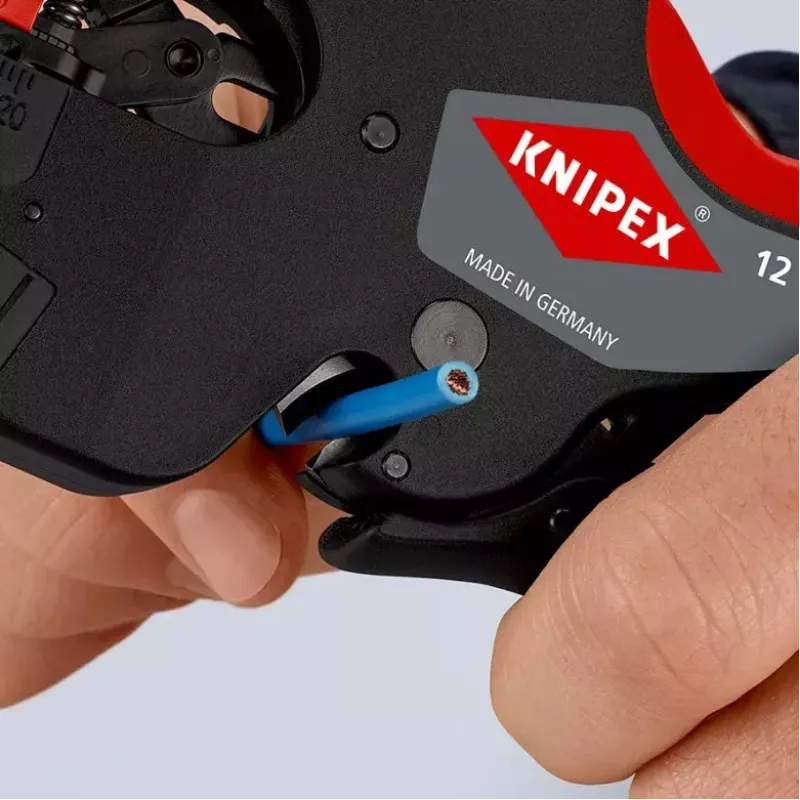 Knipex 12 72 190 tang staal kunststofgreep zwart rood 190 mm