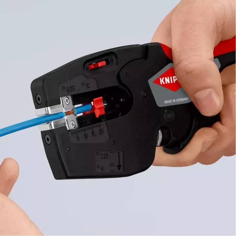 Knipex 12 72 190 tang staal kunststofgreep zwart rood 190 mm