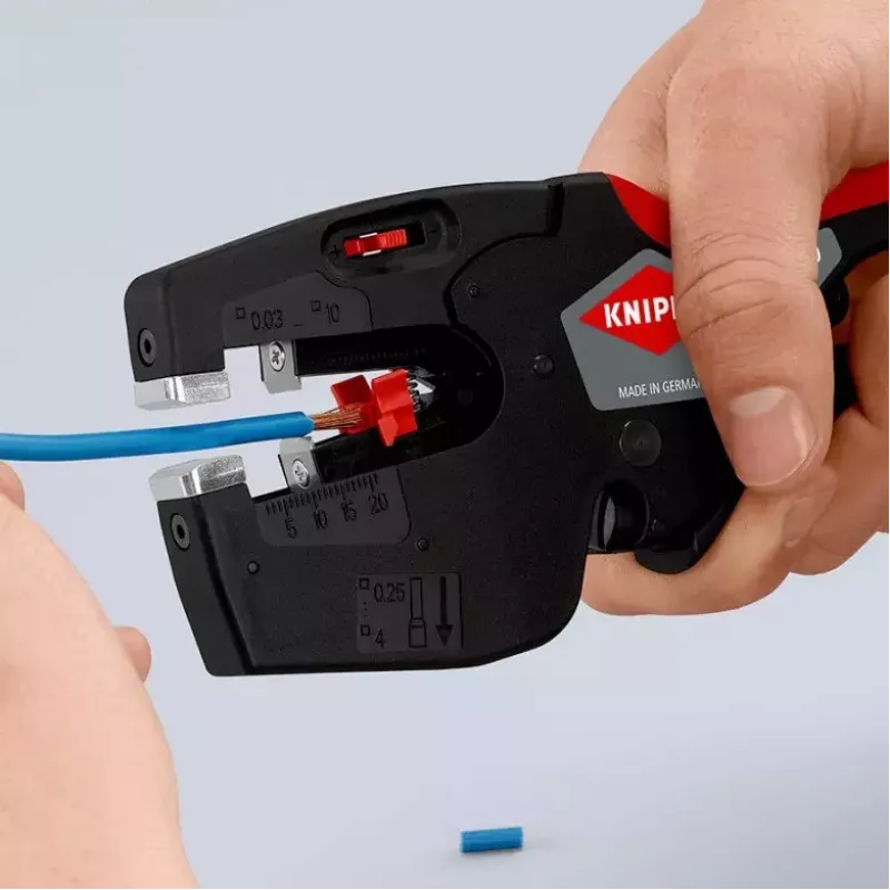 Knipex 12 72 190 tang staal kunststofgreep zwart rood 190 mm
