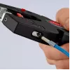 Knipex 12 72 190 tang staal kunststofgreep zwart rood 190 mm