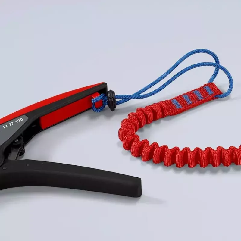 Knipex 12 72 190 tang staal kunststofgreep zwart rood 190 mm