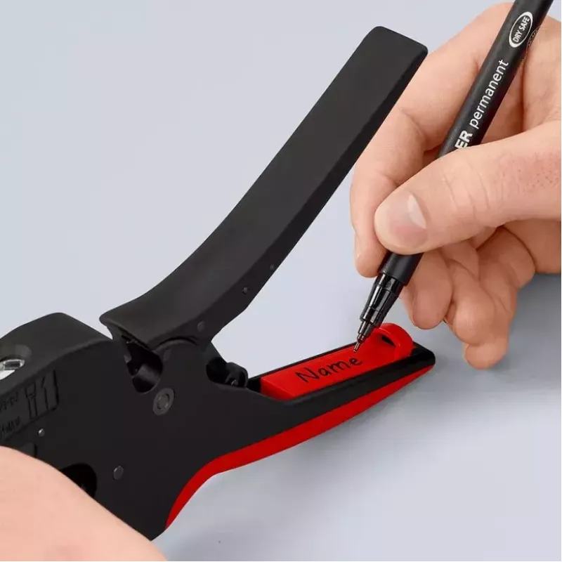Knipex 12 72 190 tang staal kunststofgreep zwart rood 190 mm