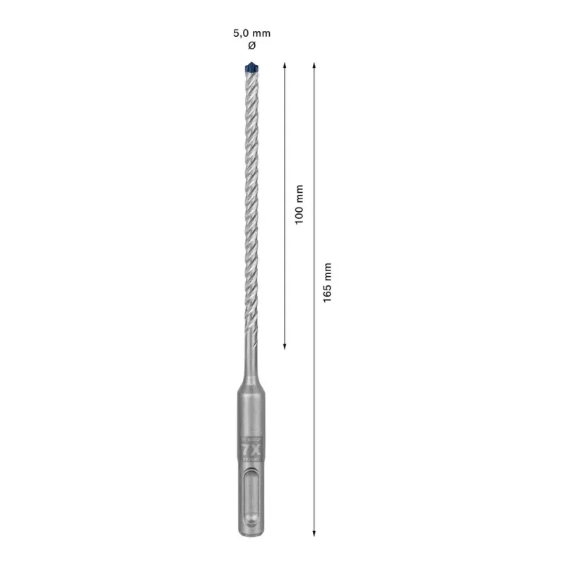 Boor Bosch SDS plus-7X 5 mm 165 mm