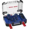 Bosch 2 608 900 446 Expert Tough Material gatenzagenset, 9 stuks, 22–68 mm, met Power Change Plus-adapter