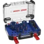 Bosch 2 608 900 446 Expert Tough Material gatenzagenset, 9 stuks, 22–68 mm, met Power Change Plus-adapter