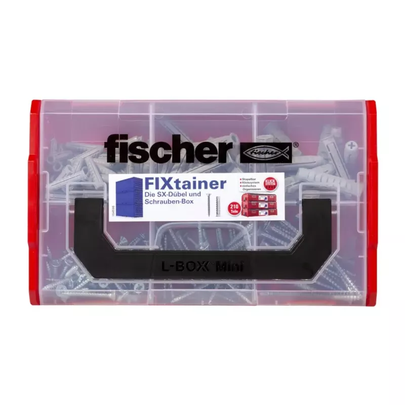 fischer FIXtainer SX box met pluggen en schroeven (210 st.)