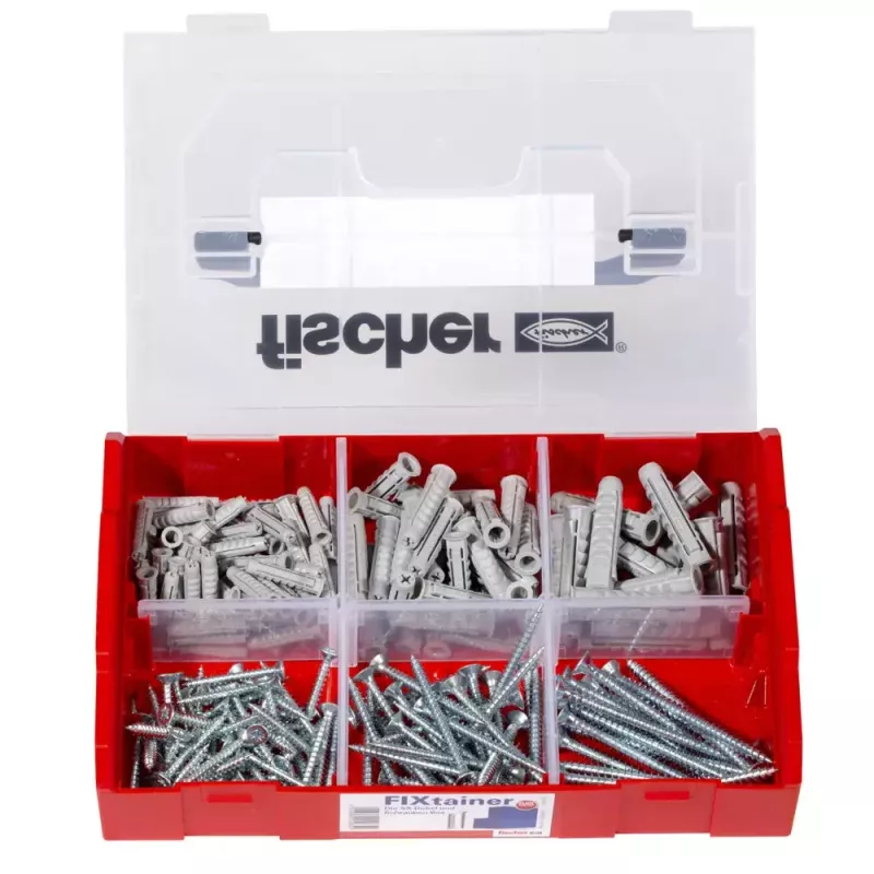 fischer FIXtainer SX box met pluggen en schroeven (210 st.)