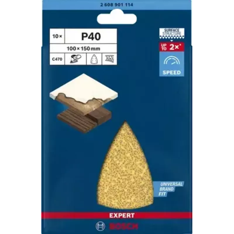 Bosch 2 608 901 114 rotatiegereedschap schuur-/schuuraccessoire hout schuurblad