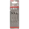 Bosch T 101 AO decoupeerzaagblad van koolstofstaal (HCS) 3 stuks