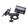 Fietshouder Baseus PrimeTrip 2-in-1 telefoonhouder met zaklamp, zwart