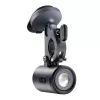 Fietshouder Baseus PrimeTrip 2-in-1 telefoonhouder met zaklamp, zwart