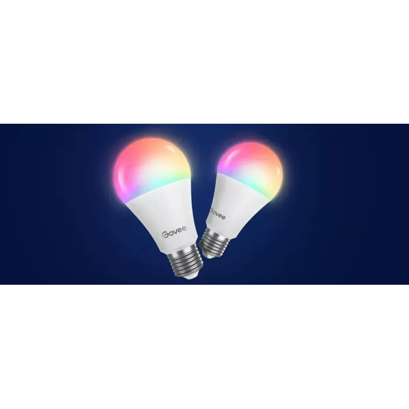 Govee slimme wifi&BLE gloeilamp 800 lm — E27, 9 W, Wi-Fi/Bluetooth, wit