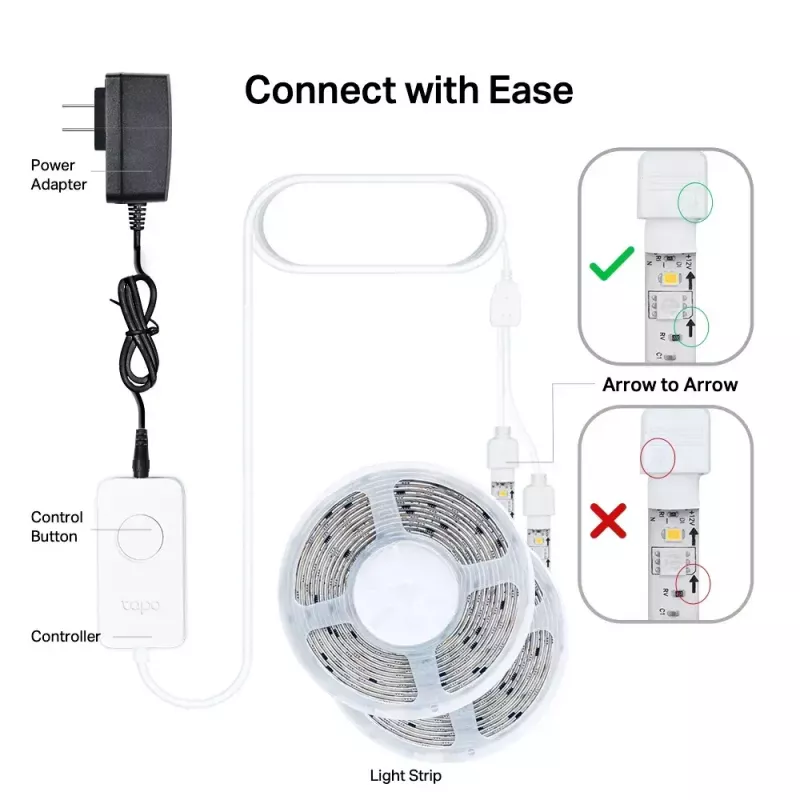 Universele lichtstrip TP-Link Tapo Smart Wi-Fi Light Strip