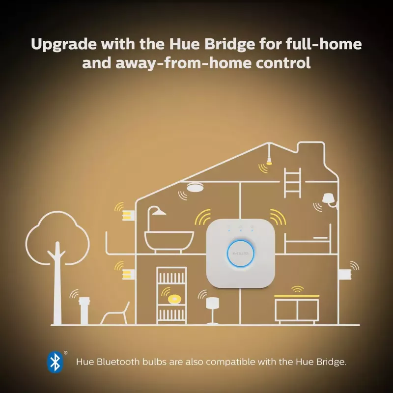 Slimme lamp Philips Hue White Ambiance kaars E14, 5,2 W, Bluetooth/Zigbee, 39×39×117 mm