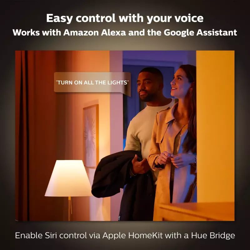 Slimme lamp Philips Hue White and colour ambience Candle E14, Bluetooth/Zigbee, 5,3 W (2-pack)