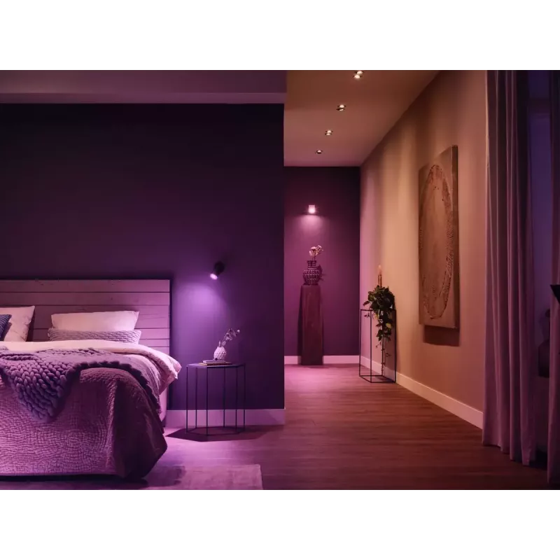 Philips Hue White & Color Ambiance MR16 GU5.3 slimme spotlamp, 6,3 W, 2 stuks