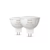 Philips Hue White & Color Ambiance MR16 GU5.3 slimme spotlamp, 6,3 W, 2 stuks