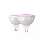 Philips Hue White & Color Ambiance MR16 GU5.3 slimme spotlamp, 6,3 W, 2 stuks