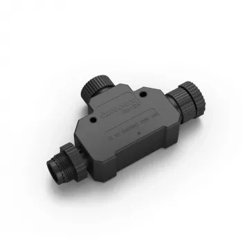 Philips T-stekker voor LowVolt, verbindingsmodule, zwart, kunststof, Philips, achtertuin, voortuin, tuin, terras, IP67