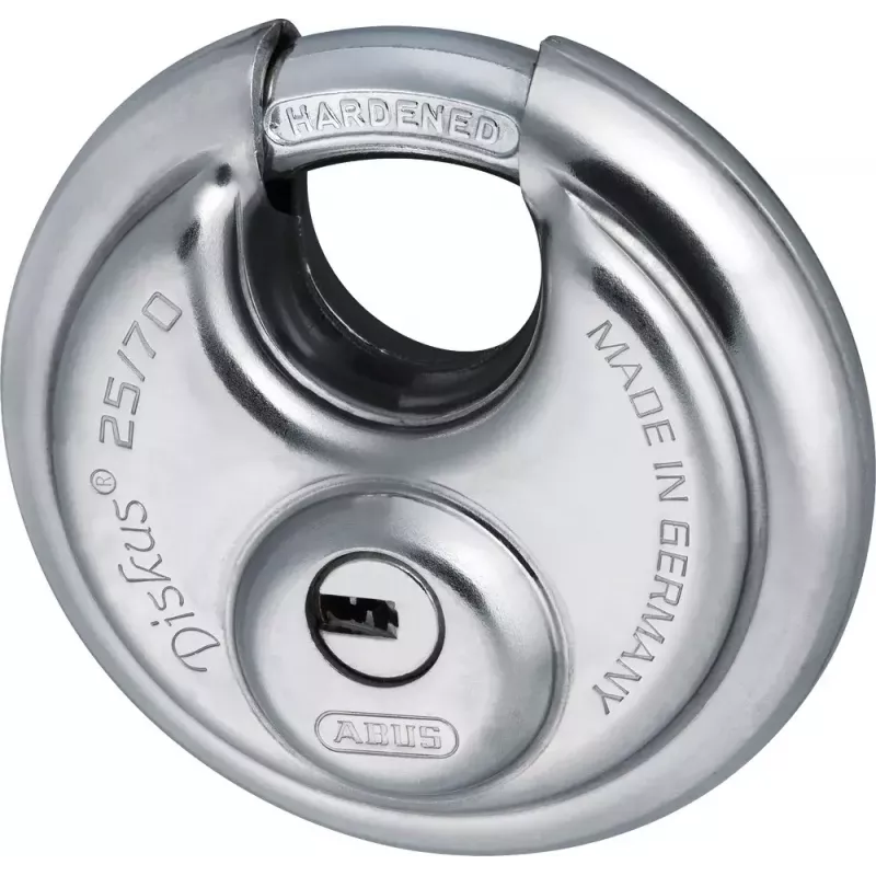 Discus-hangslot ABUS 25/70 kd sleutelslot 5 sleutels 7cm