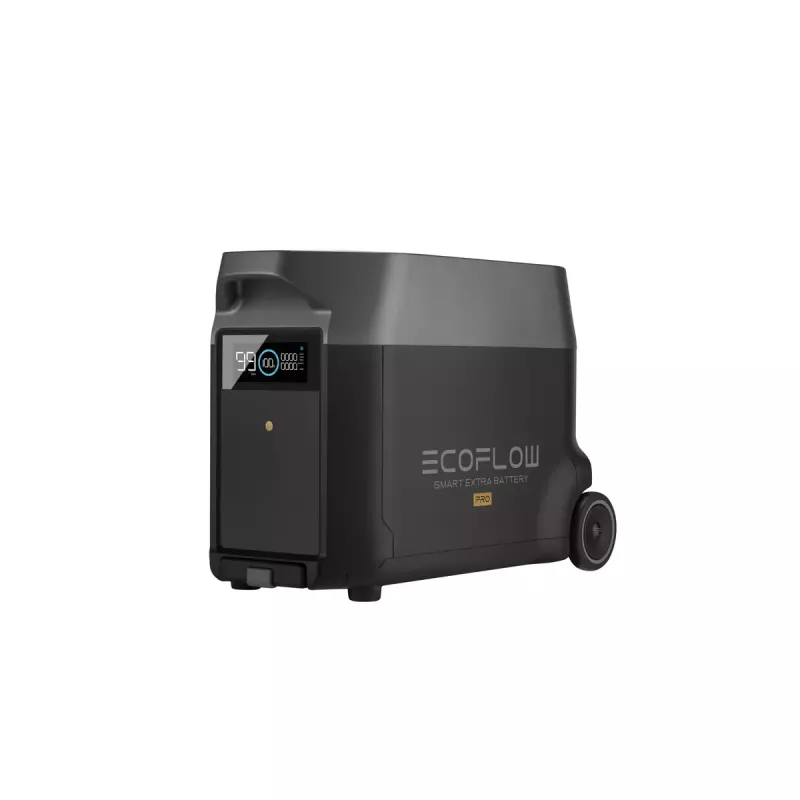 Batterij 3600 Wh voor EcoFlow DELTA Pro — 39 kg, 635×285×416 mm, zwart