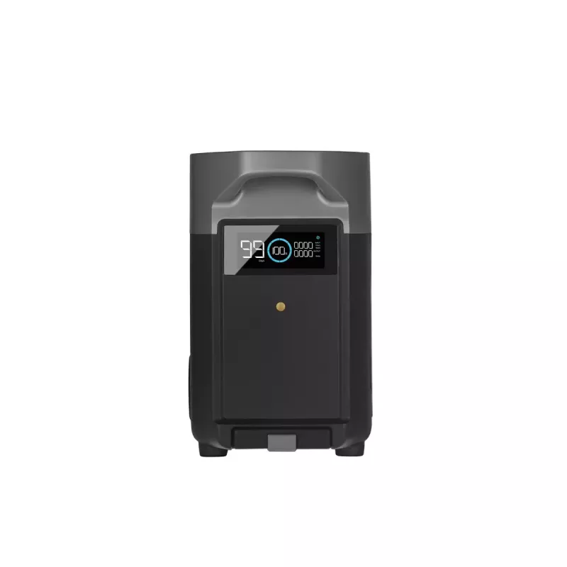 Batterij 3600 Wh voor EcoFlow DELTA Pro — 39 kg, 635×285×416 mm, zwart