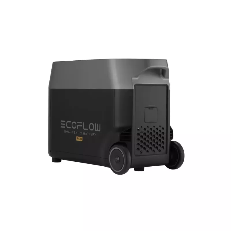 Batterij 3600 Wh voor EcoFlow DELTA Pro — 39 kg, 635×285×416 mm, zwart